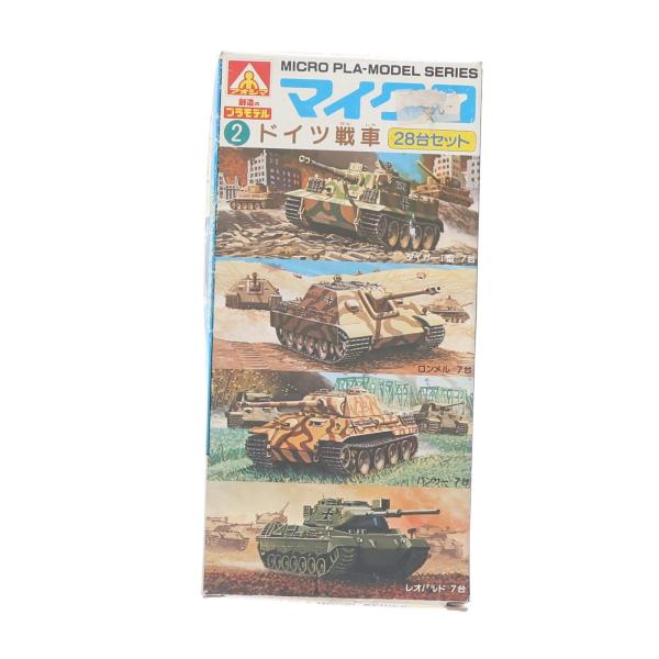 『中古即納』{PTM} マイクロプラモデル No.2 マイクロ ドイツ戦車(28台セット) プラモデ...