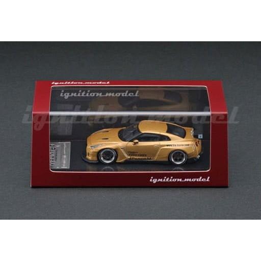 『中古即納』{MDL} 1/64 PANDEM R35 GT-R(ゴールド) 完成品 ミニカー(IG...