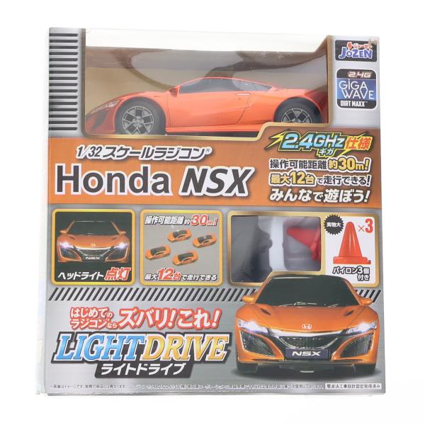 『中古即納』{RC} ライトドライブシリーズ 1/32 ホンダNSX(メタリックオレンジ) 2.4G...