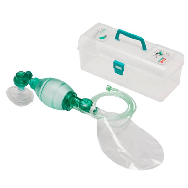 小児向け レスキューセット ディスポーザブル D-26型 手動式 人工呼吸器 バック容量500ml