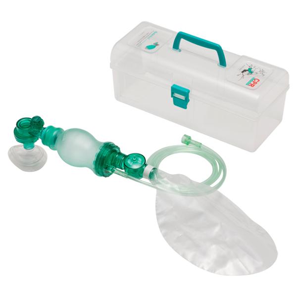 乳児向け レスキューセット ディスポーザブル D-38型 手動式 人工呼吸器 バック容量280ml