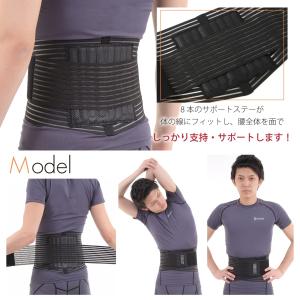 腰痛ベルト 腰痛コルセット オール メッシュ ...の詳細画像2