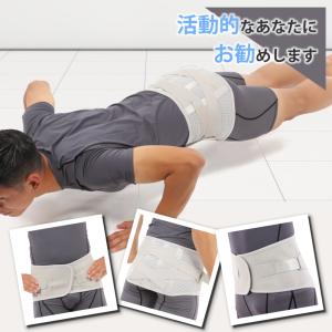 腰痛ベルト 腰痛コルセット 腰痛サポートベルト...の詳細画像4