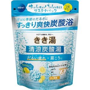 バスクリン きき湯 清涼炭酸湯 さわやかレモンの香り 360g [医薬部外品] ※お取り寄せ商品｜medistock