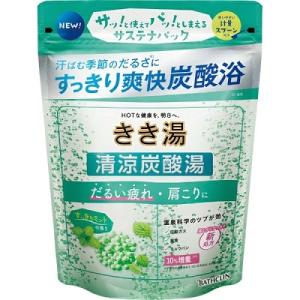 バスクリン きき湯 清涼炭酸湯 すっきりミントの香り 360g [医薬部外品] ※お取り寄せ商品