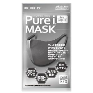 プロダクト・イノベーション PureiMASK (ピュアアイマスク) レギュラーサイズ グレー 3枚...