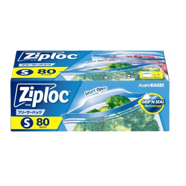旭化成 ジップロック フリーザーバッグ Sサイズ 80枚入 ※お取り寄せ商品
