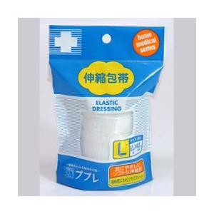 毎日ポイント５倍 日進医療器 ププレ 伸縮包帯 フック式Ｌサイズ６.５ｃｍｘ４.０ｍ■ ※お取り寄せ商品｜medistock