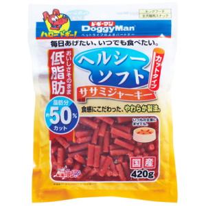 ドギーマンハヤシ ヘルシーソフトササミジャーキー カットタイプ 420g ☆ペット用品 ※お取り寄せ商品 ※賞味期限：3ヵ月以上