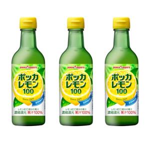 ポッカサッポロ ポッカレモン100 450ml×3本