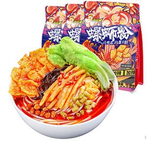 升級版 螺師粉 米粉 インスタントラーメン 加辣加臭版 中国食材 ルオスーフエン 柳州螺粉 中華食材 広西省特産 美味しいインスタントライスヌードル