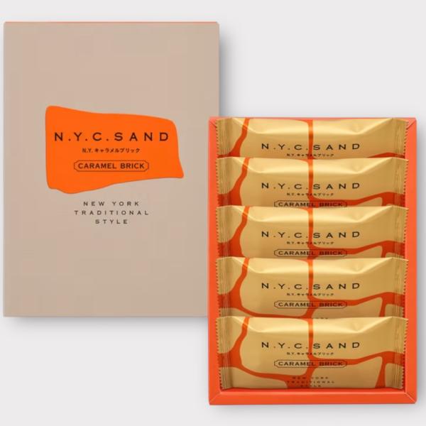 N.Y.キャラメルブリック （5個入り）　新作　　期間限定商品　　ニューヨークキャラメルサンド（クー...