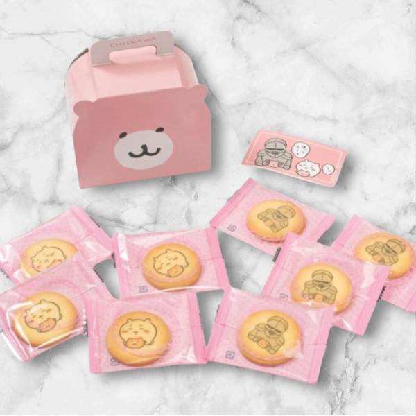 ちいかわ　  ポシェットクッキー（8枚入り）シール付き　　お菓子　　プリントクッキー