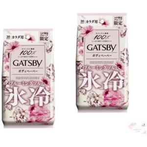 ギャツビー ボディペーパー アイスデオドラント ブルーミングソルベの香り30枚入り×2個 徳用