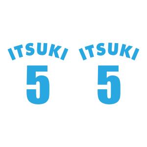 【背番号風お名前ステッカー】オリジナル/車/ス...の詳細画像5