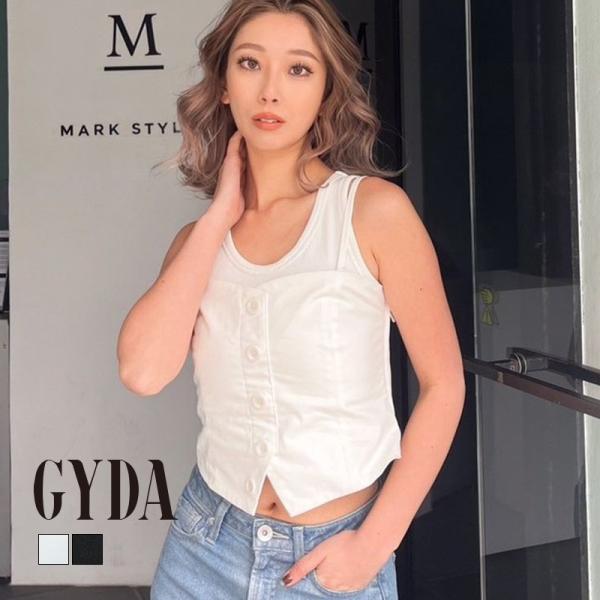 タンクトップレイヤードベアブラウス GYDA ジェイダ 072430491301 gyda レディー...