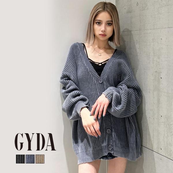 ブリーチLOOSEニットカーディガン GYDA ジェイダ 072452835801 gyda レディ...