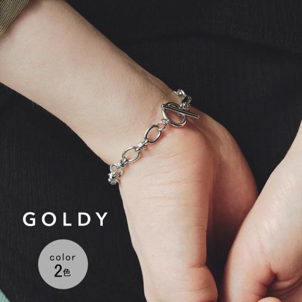 ループ チェーン マンテル ステンレス ブレスレット GOLDY ゴールディ 4240419 gol...