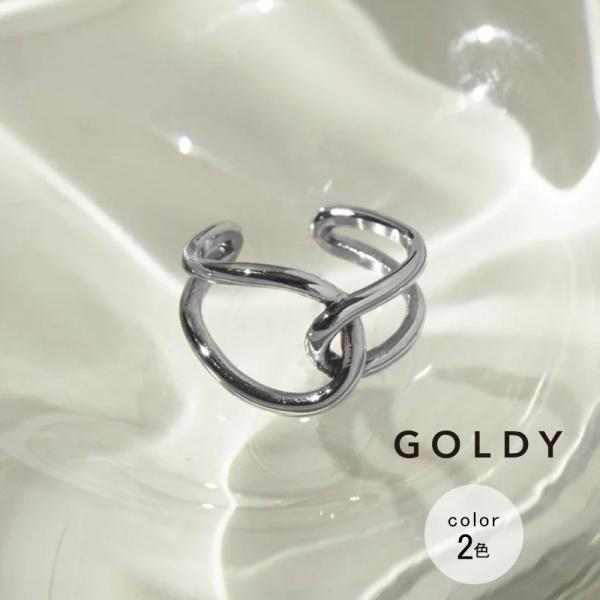 ループ ライン クロス ステンレス リング GOLDY ゴールディ 5240505 アクセサリー レ...