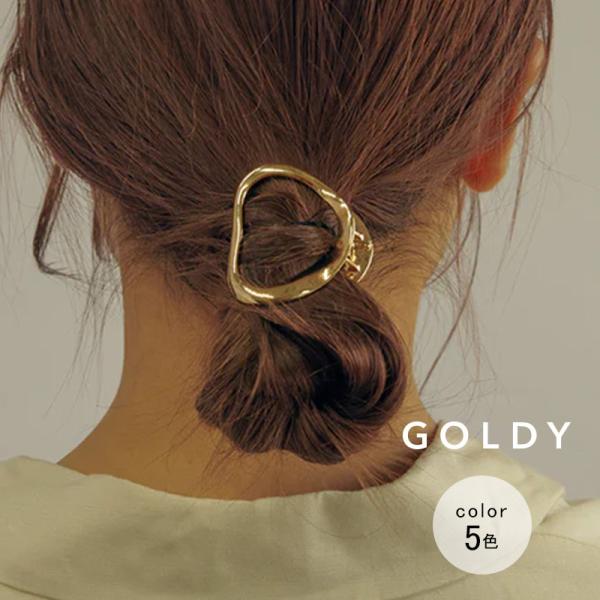 カーム トライアングル バンス クリップ GOLDY ゴールディ 6211102 goldy ヘアア...
