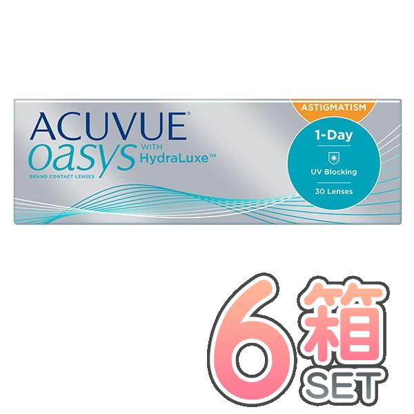 ワンデーアキュビューオアシス乱視用 6箱セット 30枚入り 1day oasys toric ワンデ...