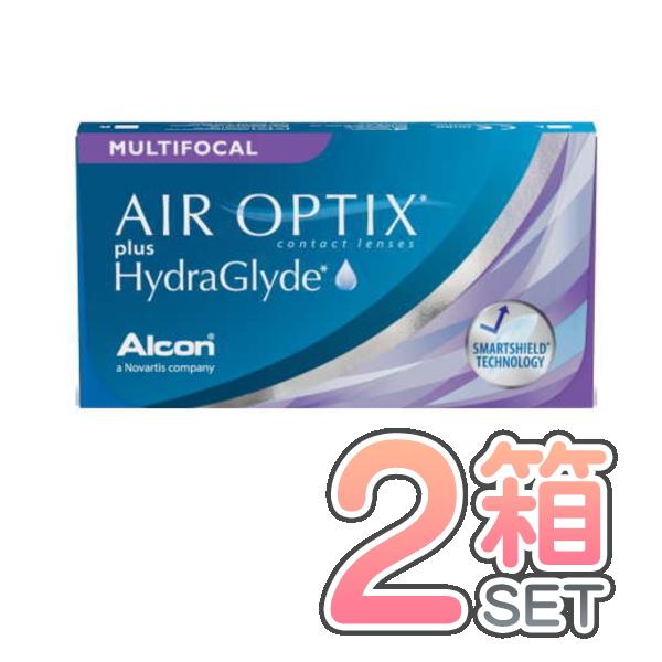 エアオプティクス プラス ハイドラグライド マルチフォーカル 2箱 遠近両用 2週間交換 1箱6枚 ...
