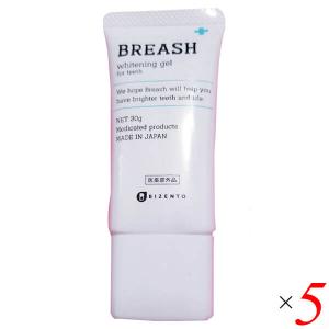 ブレッシュホワイトニング BREASH 30g 歯磨き粉 : Select Shop MERGE