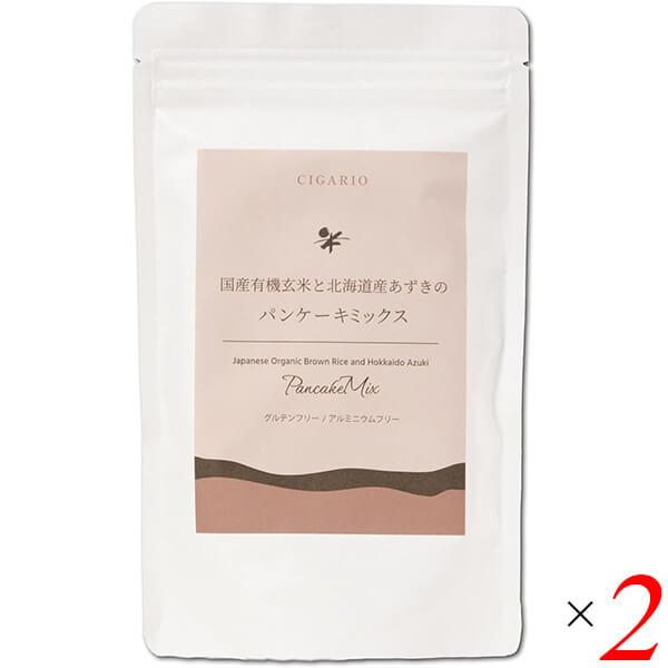 【4/28(日)限定！ポイント+4%！】国産有機玄米と北海道産あずきのパンケーキミックス 200g ...