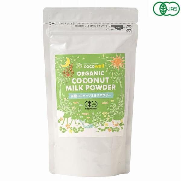 【12/1(月)限定！ポイント+3%】ココウェル 有機ココナッツミルクパウダー 160g オーガニッ...