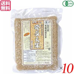 玄米 発芽玄米 国産 コジマフーズ 有機活性発芽玄米 500g １０個セット 送料無料｜mega-health