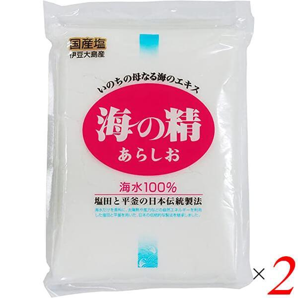 塩 国産 海塩 海の精・あらしお 240g 2個セット 送料無料