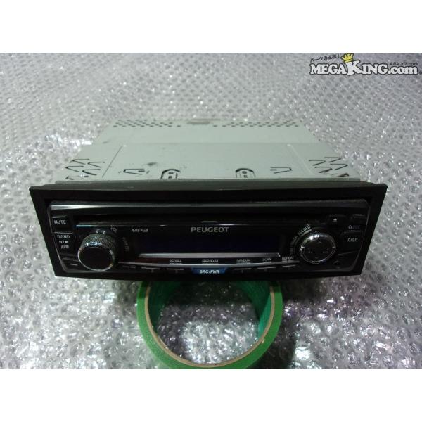 PEUGEOT プジョー 207 純正 C1303DP CDデッキ プレーヤー プレイヤー 1DIN...