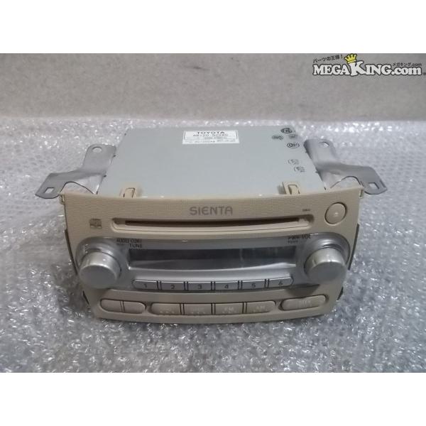 NCP85 シエンタ 純正 ノーマル CD デッキ プレーヤー FM AM ラジオ オーディオ 86...