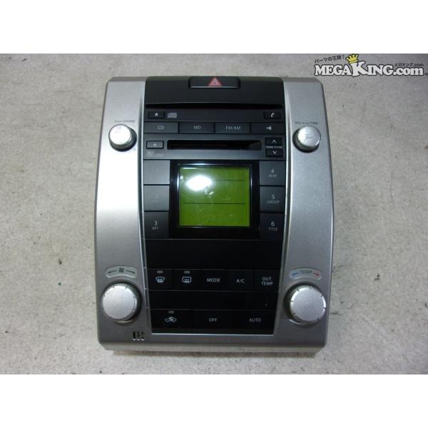 MH21S ワゴンR 純正 クラリオン デッキ プレーヤー CD MD オーディオ 39101-65...