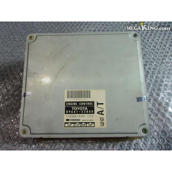JZX100 チェイサー ターボ AT改MT 純正 改 コンピューター ECU CPU 89661-...