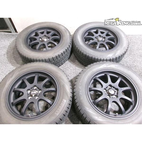 LM-SPORT 16インチホイール 7J+45 5穴 PCD100 スタッドレス ピレリ ICE ...