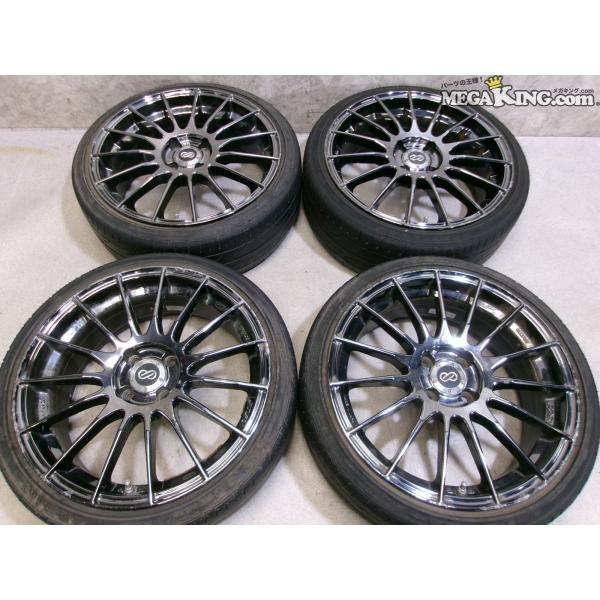 ENKEI エンケイ RS05 17インチホイール 7J+45 4穴 PCD100 クロームメッキ系...