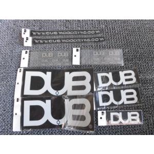 ★新品!☆DUB ステッカー デカール シール セット 大×2 中×2 小×1 ロゴ×2 アドレス×...