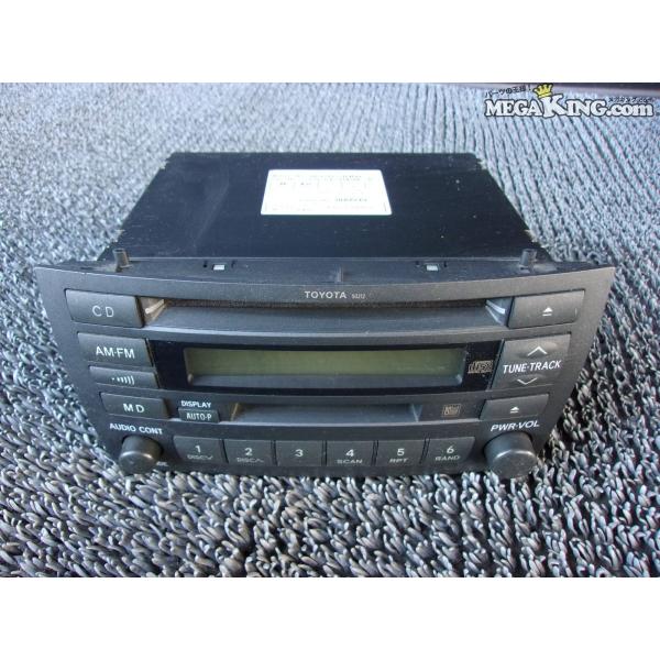 トヨタ 純正 ノーマル CD MD デッキ プレーヤー オーディオ 86120-28460 ☆ / ...