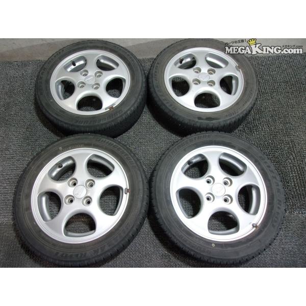 L550S ムーヴ ラテ 純正 エンケイ 14インチホイール 4.5J+45 5穴 PCD100 ス...