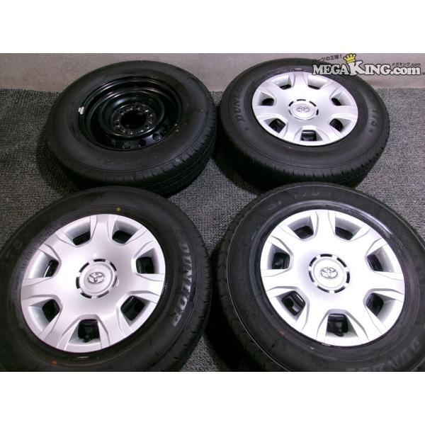 ★美品 バリ溝★200系 ハイエース 純正 15インチホイール 6J+34 6穴 PCD139.7 ...