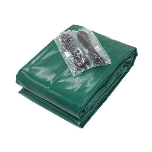 トラックシート グリーン 4号 2.66m×4.6m コードゴム4ｍ×2本付き 2tトラック  荷台...