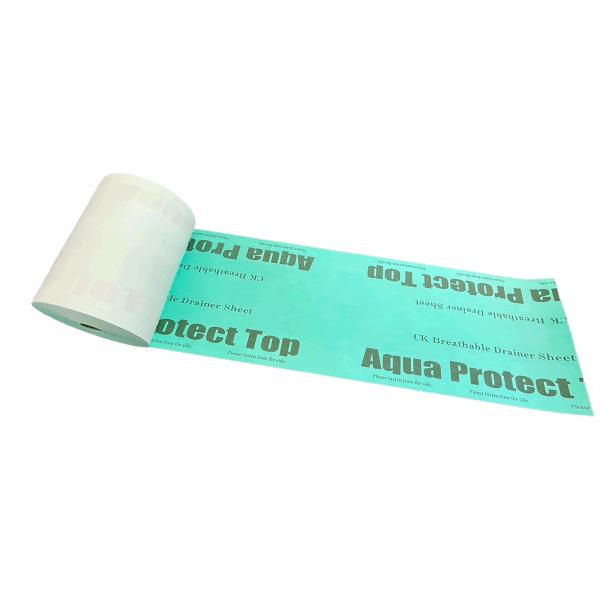 防水透湿水切りシート 3本セット 330mm×40ｍ 0.8mm厚 窓下・バルコニー・パラペット専用...