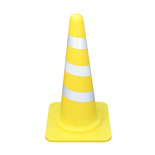 スコッチコーン 黄/白 10個セット 反射コーン 法人様送料無料 個人様別途送料