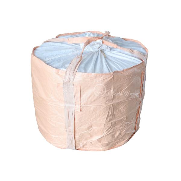 フレコンバッグ 500kg用 10枚入 丸型ハーフサイズ バージン原料100％ コンテナバッグ