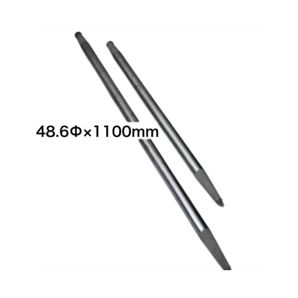 鋼製打込み杭 48.6Φ×1100ｍｍ 5本セット 法人様送り限定商品 鋼製杭 打ち込み杭