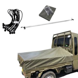 トラックシート ハイゼットジャンボ用シート 伸縮式荷台ポールセット