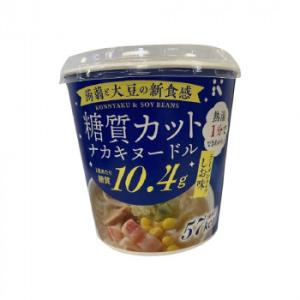 ナカキ食品 糖質カットナカキヌードル ラーメンタイプ しお味 12個セット｜mega-star