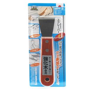 豆プロスクレーパー フッ素 sakazume 内装ツール 鉄製スクレーパー MPF-3 30MM｜mega-star