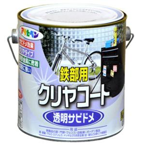 鉄部用クリアコート アサヒペン 塗料・オイル 油性塗料 0.7L クリア｜mega-star